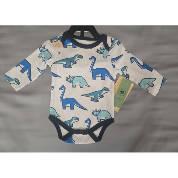 NWT Infants Dinosaur Bodysuit & Pant Set Sizes Available / M+A by Monica + Andy - Picture 2 of 4